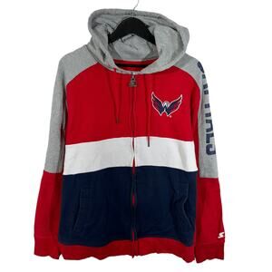 Starter NHL Washington Capitols Full Zip Hoodie